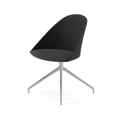 Cila Side Chair —  Trestle on Glides Fully Upholstered