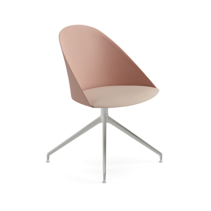 Cila Side Chair —  Trestle on Glides with Cushion