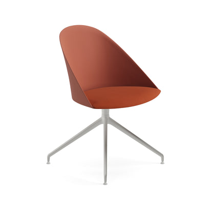 Cila Side Chair —  Trestle on Glides with Cushion
