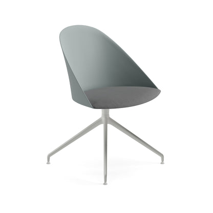 Cila Side Chair —  Trestle on Glides with Cushion