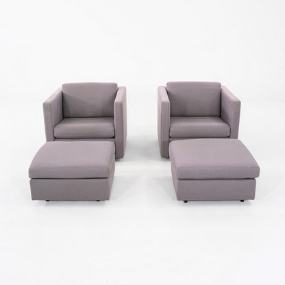 Pfister Tuxedo Lounge Chair and Ottoman