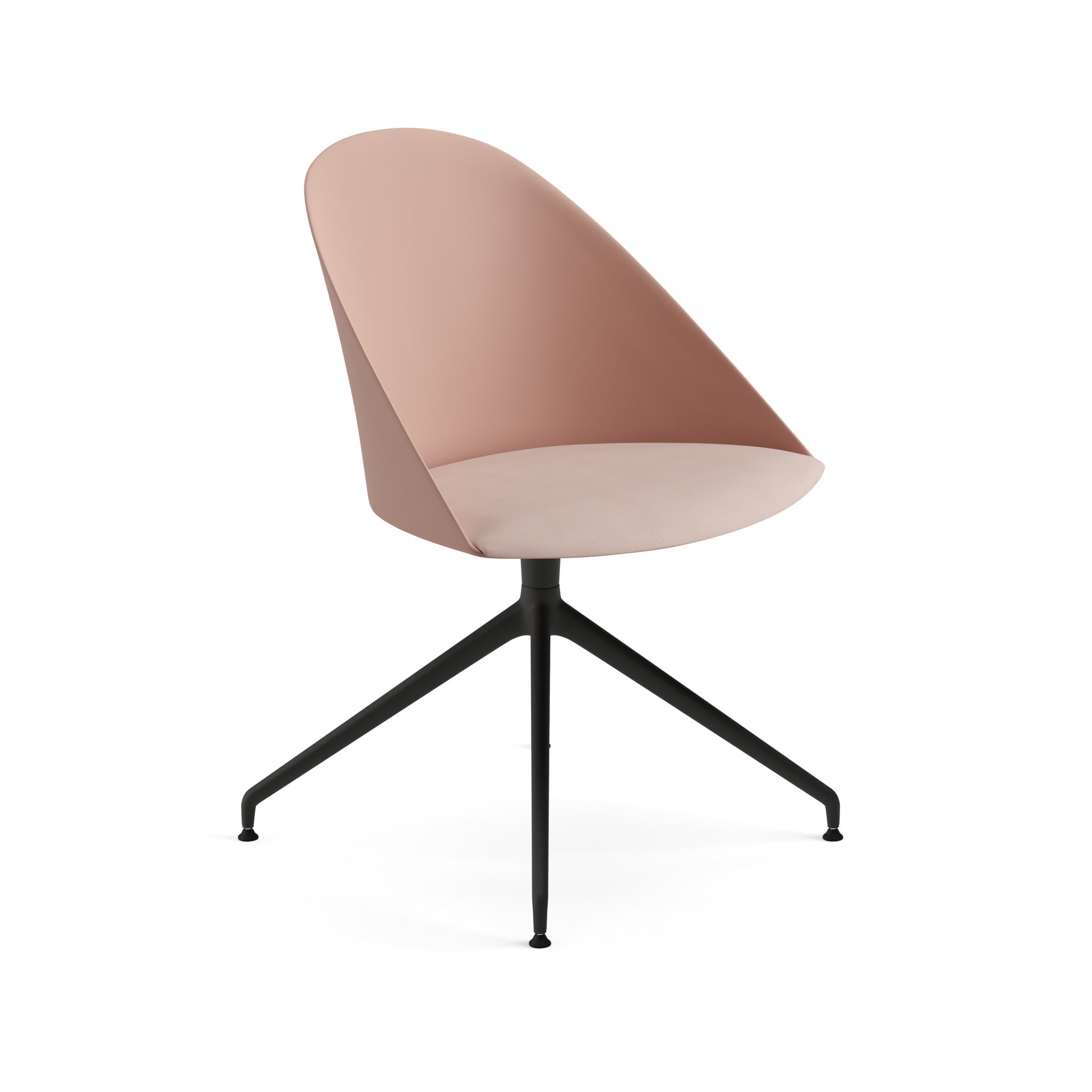 Cila Side Chair —  Trestle on Glides with Cushion