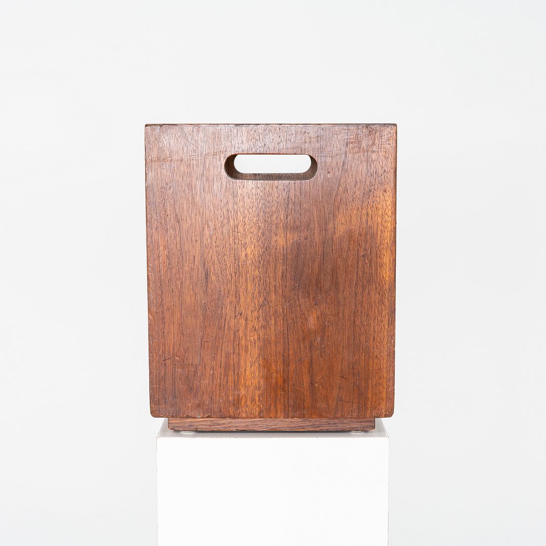 Walnut Wastebasket