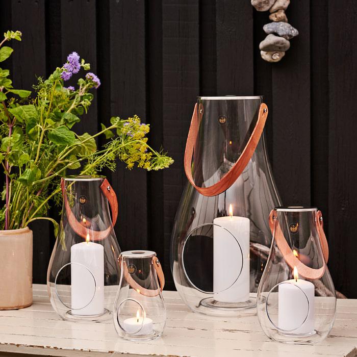 Holmegaard Design With Light Lantern, Clear