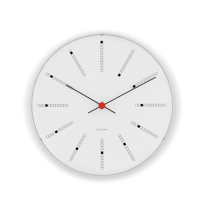 Arne Jacobsen Bankers Wall Clock — Large White