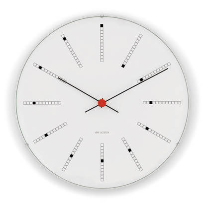 Arne Jacobsen Bankers Wall Clock — Extra Large White