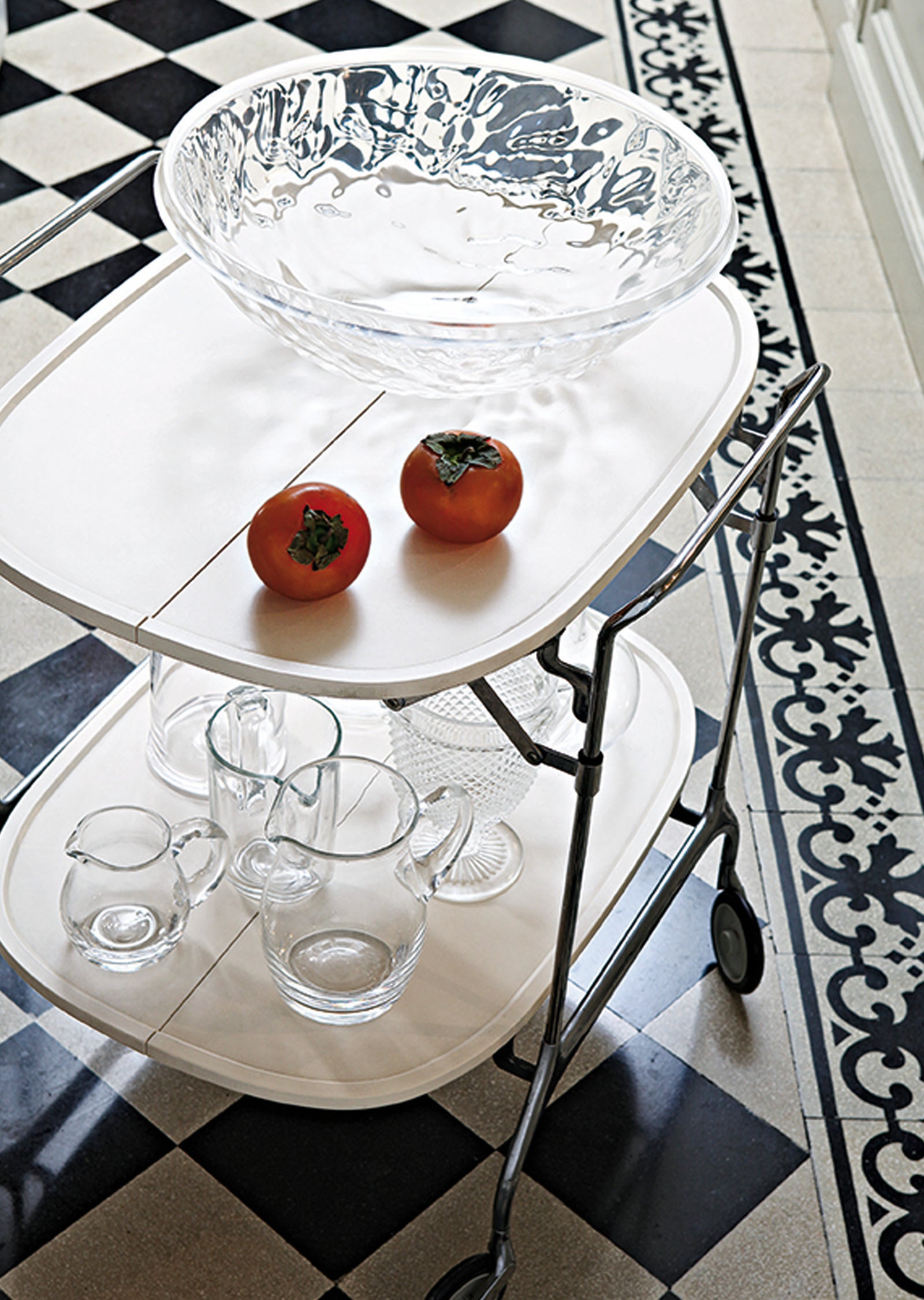 Gastone Folding Trolley — Chromo