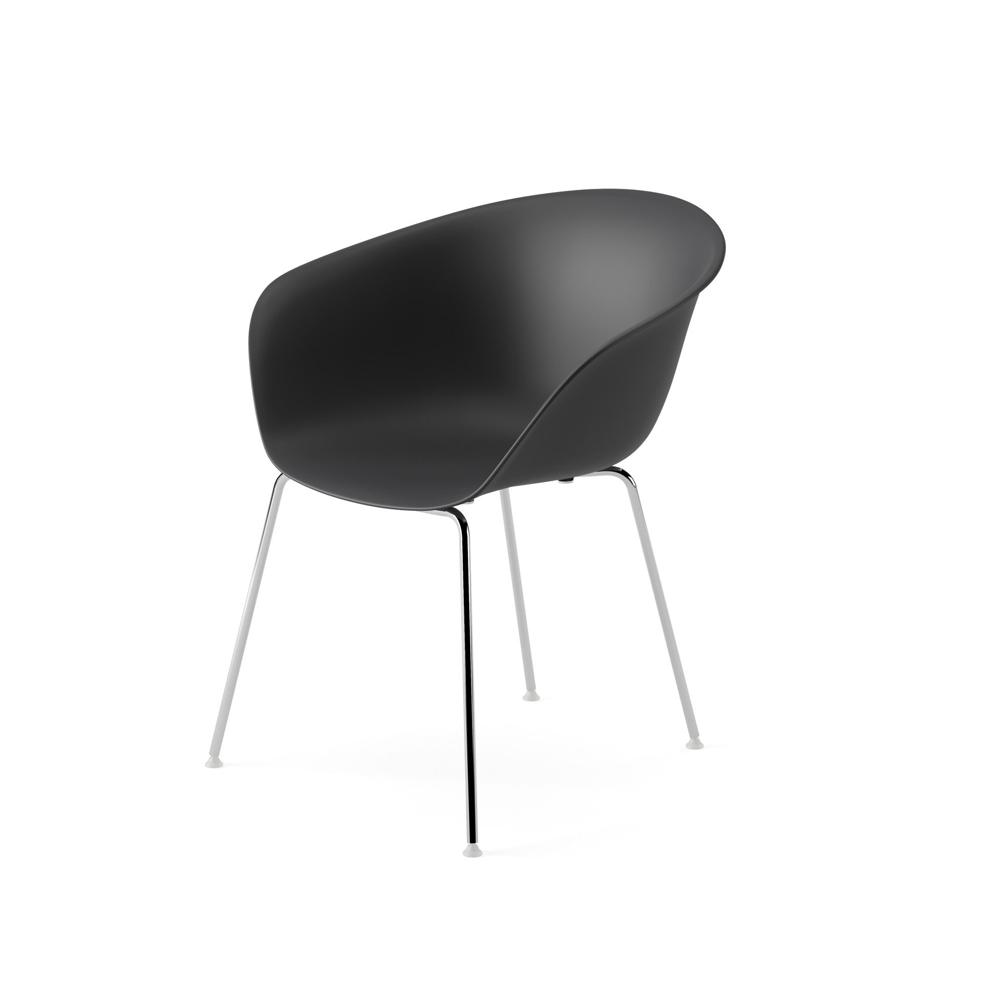 Duna 02 Armchair — Four Legs — Metal