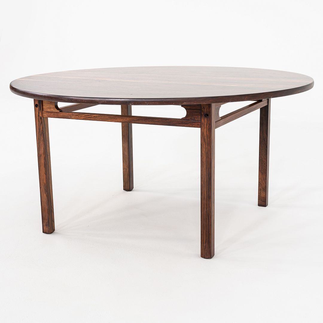 Round Rosewood Coffee Table