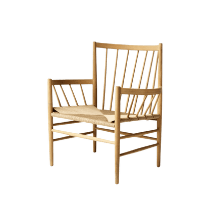 J82 Lounge Chair — Nature Lacquered Oak