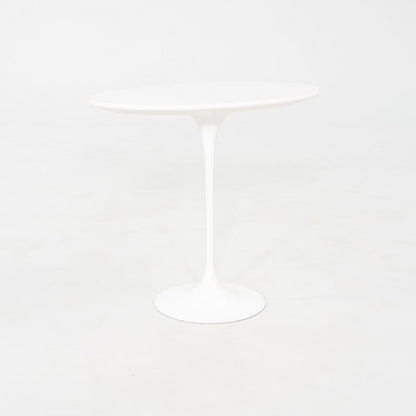 Oval Tulip Pedestal Side Table