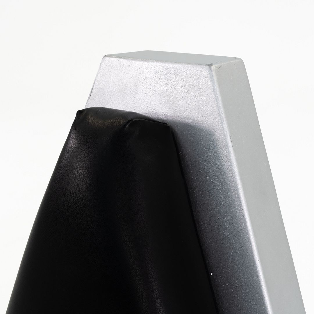 Futuristic Sculptural Aluminum Club Chair