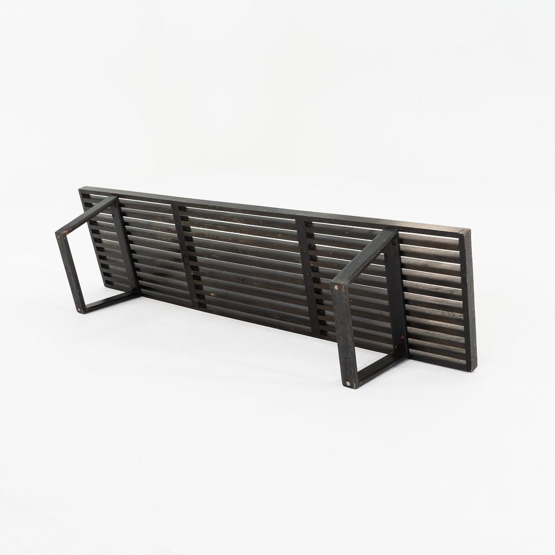4692 Slatted Platform Bench