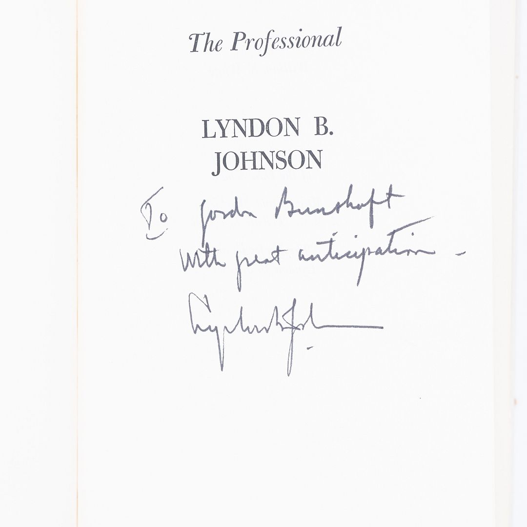 Books Signed by President Lyndon B. Johnson