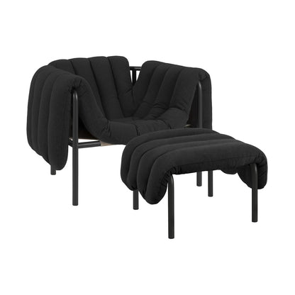 Puffy Lounge Chair and Ottoman