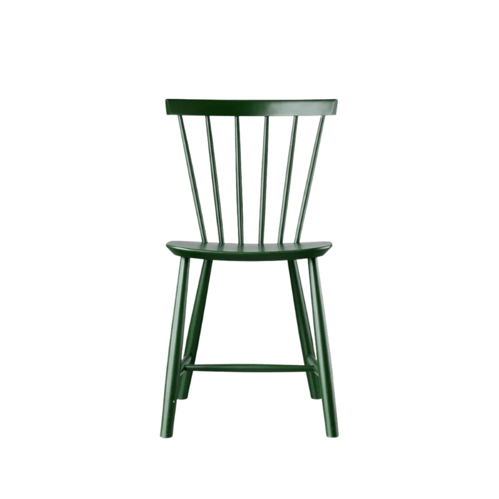 J46 Dining Chair — Bottle Green Painted Beech