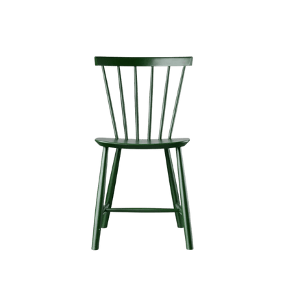 J46 Dining Chair — Bottle Green Painted Beech