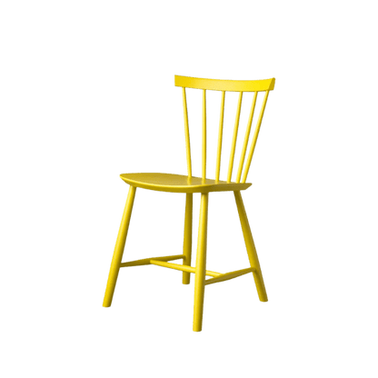 J46 Dining Chair — Yellow Painted Beech