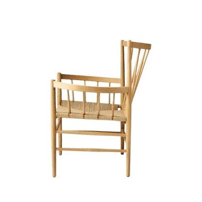 J82 Lounge Chair — Nature Lacquered Oak