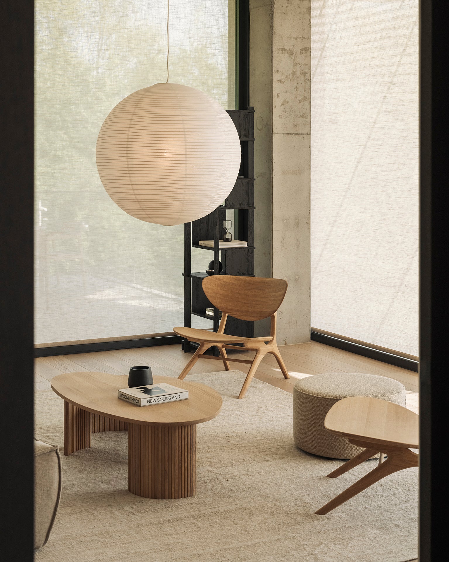 Eye Lounge Chair — Wood Seat