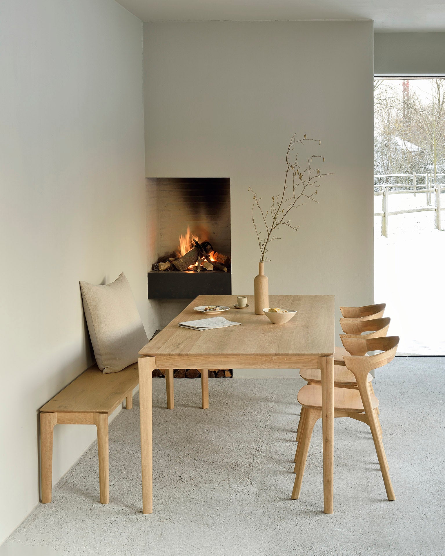 Bok Dining Chair — Wood Seat