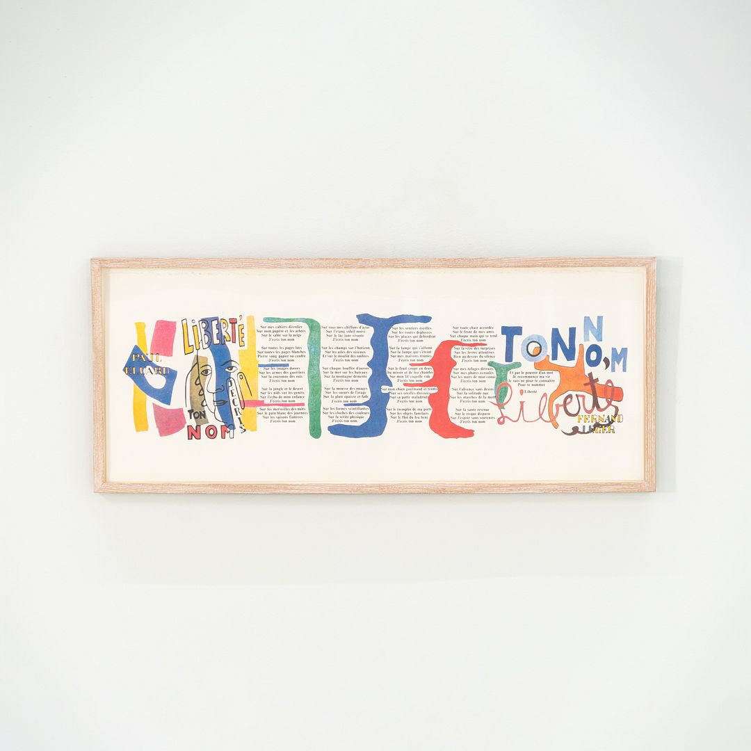 Liberte Silkscreen Print