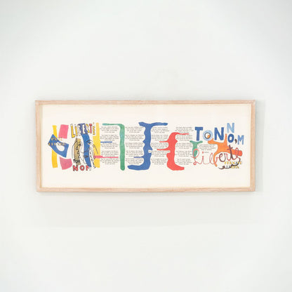 Liberte Silkscreen Print