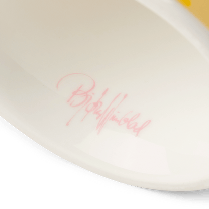 Bjørn Wiinblad Eva Flower Pot on Base — Pink/Yellow