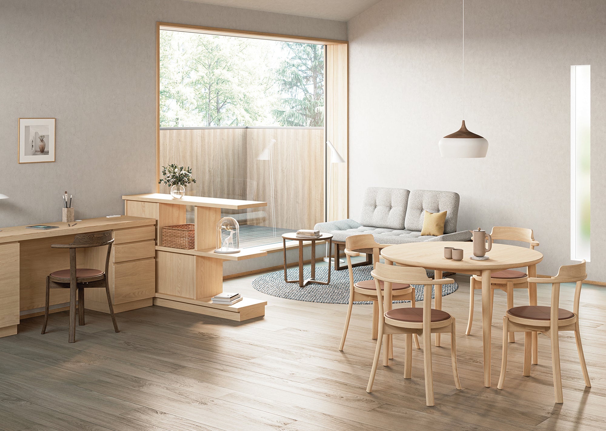 Mom Extension Dining Table — Round and Square