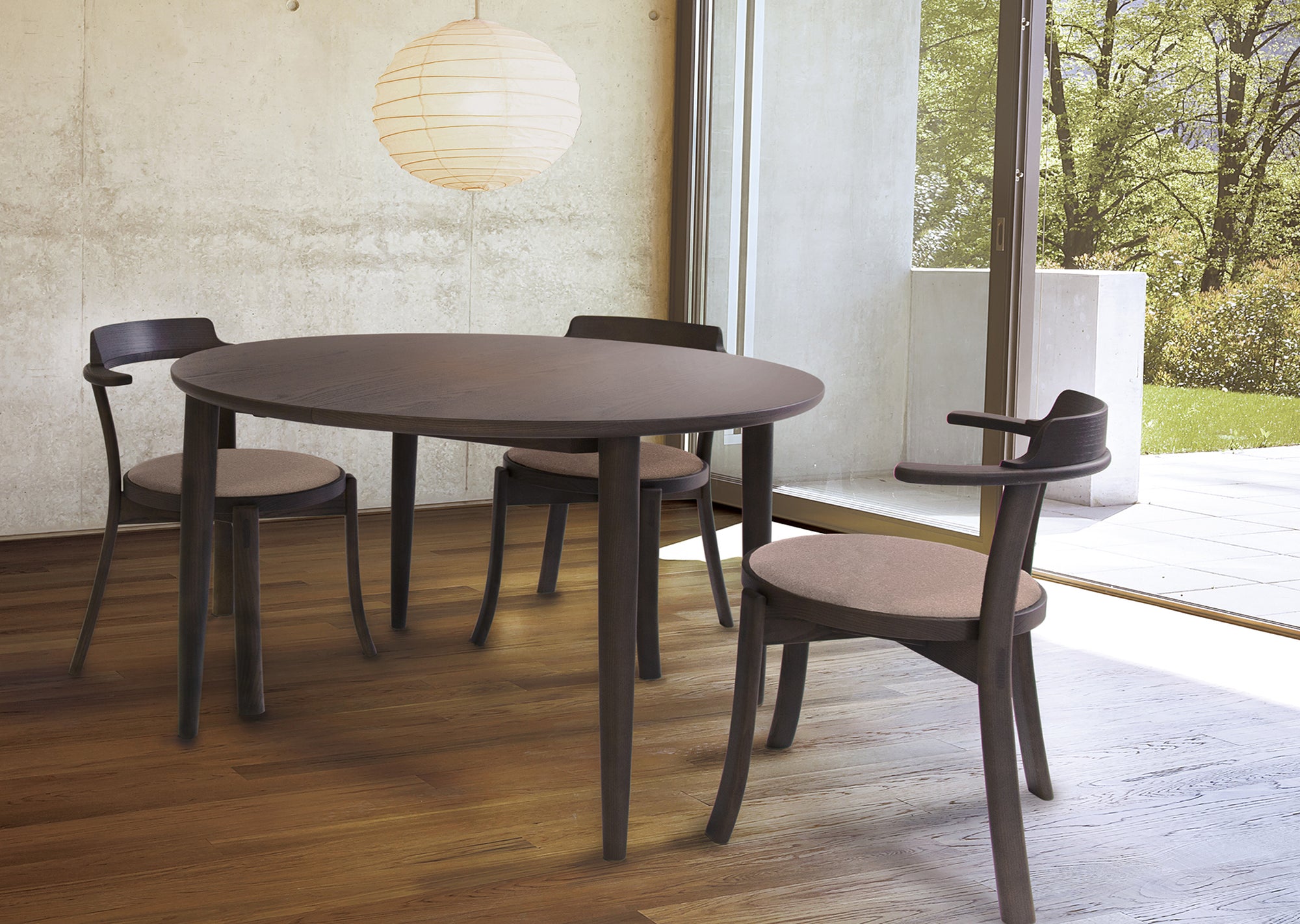 Mom Extension Dining Table — Round and Square