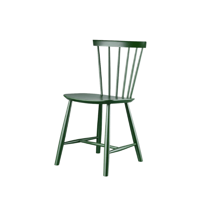 J46 Dining Chair — Bottle Green Painted Beech