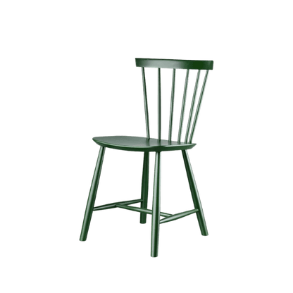 J46 Dining Chair — Bottle Green Painted Beech