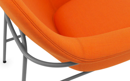 Drape Lounge Chair — Steel