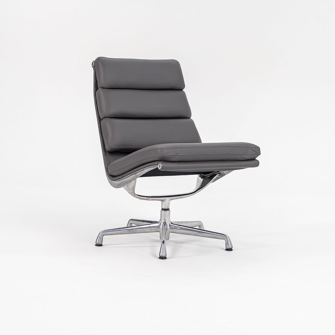 Eames Soft Pad Lounge Chair and Ottoman, Models EA214 and EA223