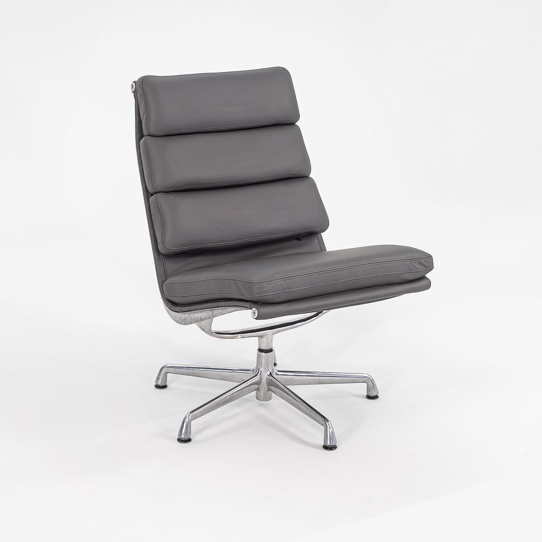 Eames Soft Pad Lounge Chair and Ottoman, Models EA214 and EA223