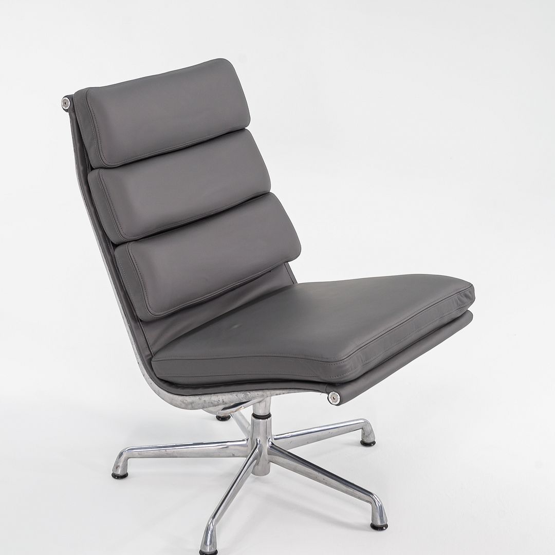 Eames Soft Pad Lounge Chair and Ottoman, Models EA214 and EA223