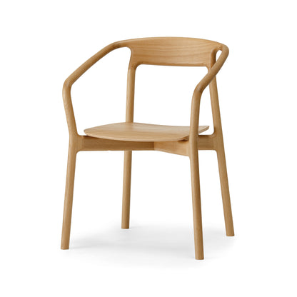 Korento Armchair — Wood Seat