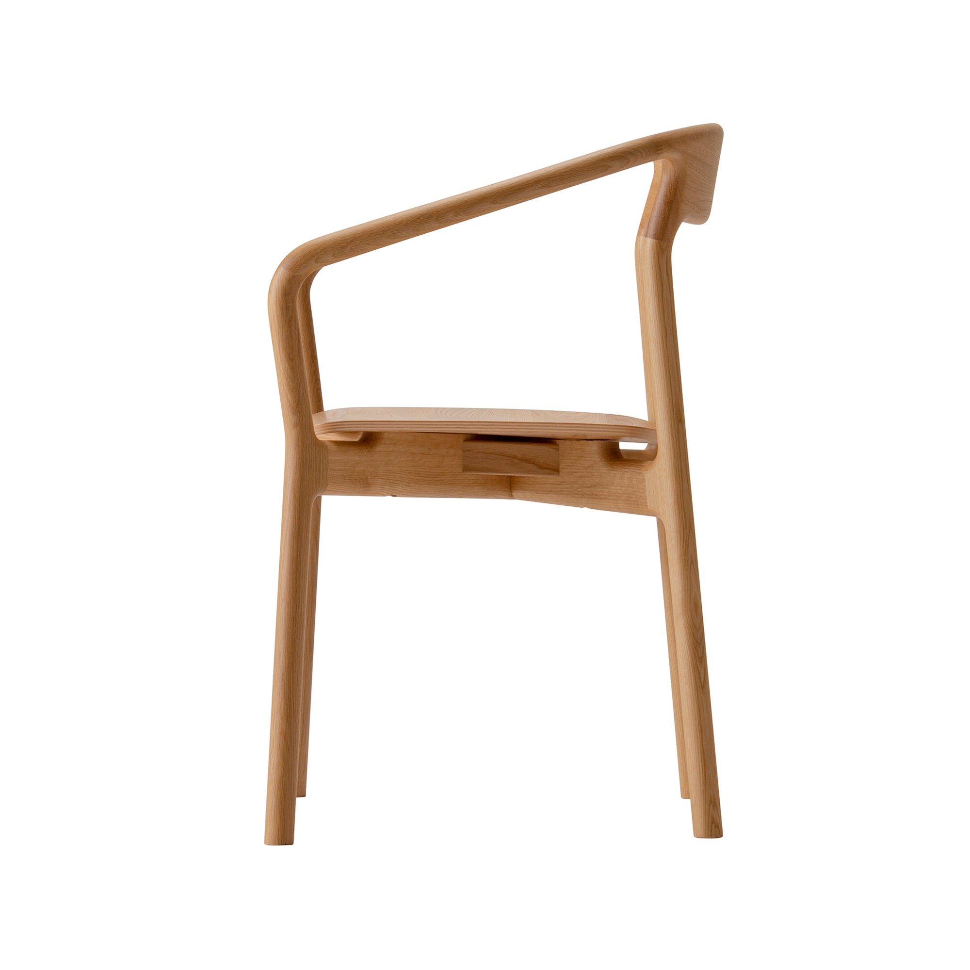 Korento Armchair — Wood Seat