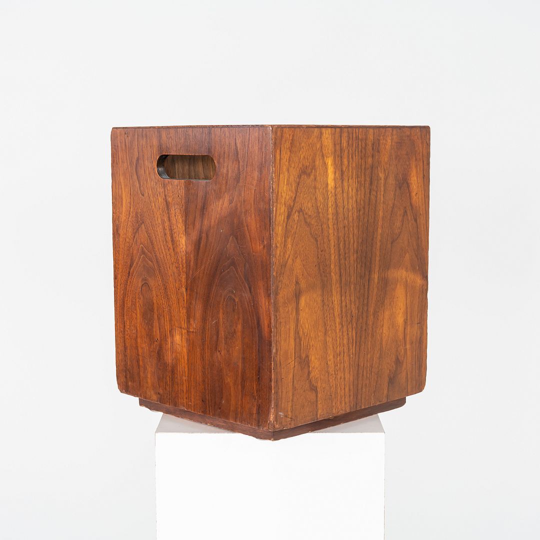 Walnut Wastebasket