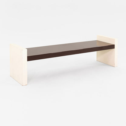 Postmodern Lacquered Bench
