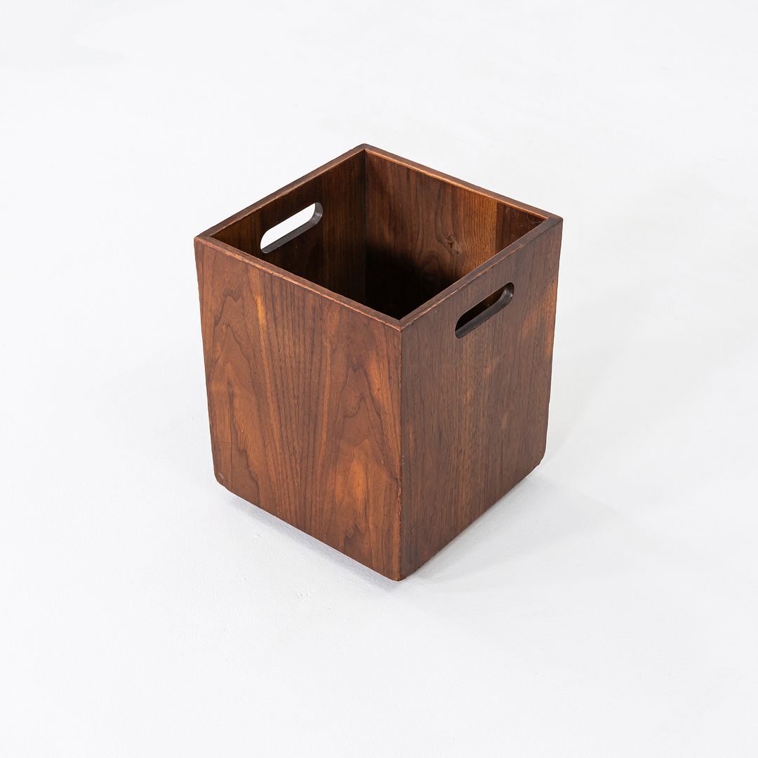 Walnut Wastebasket