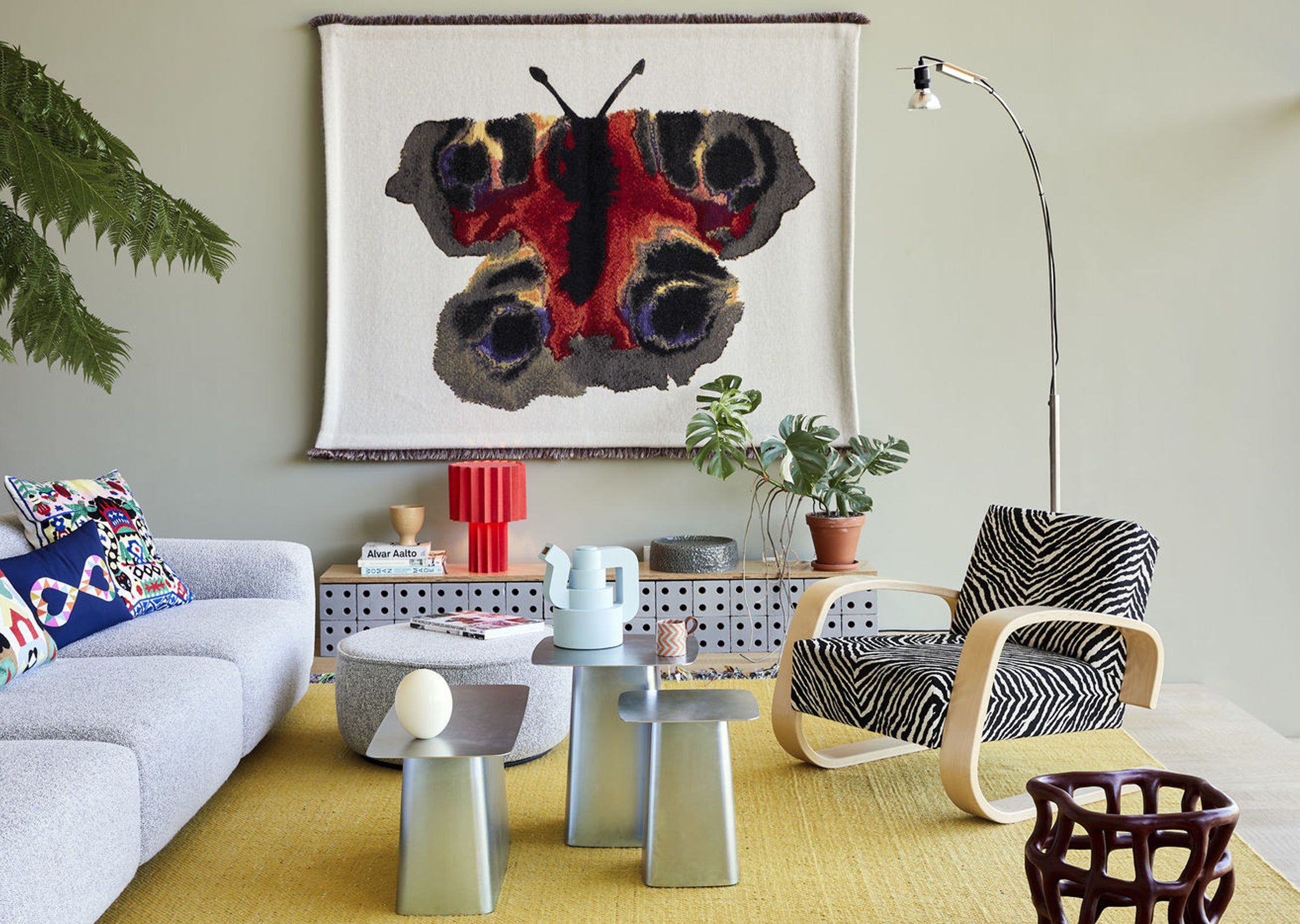 Metal Side Table — Outdoor