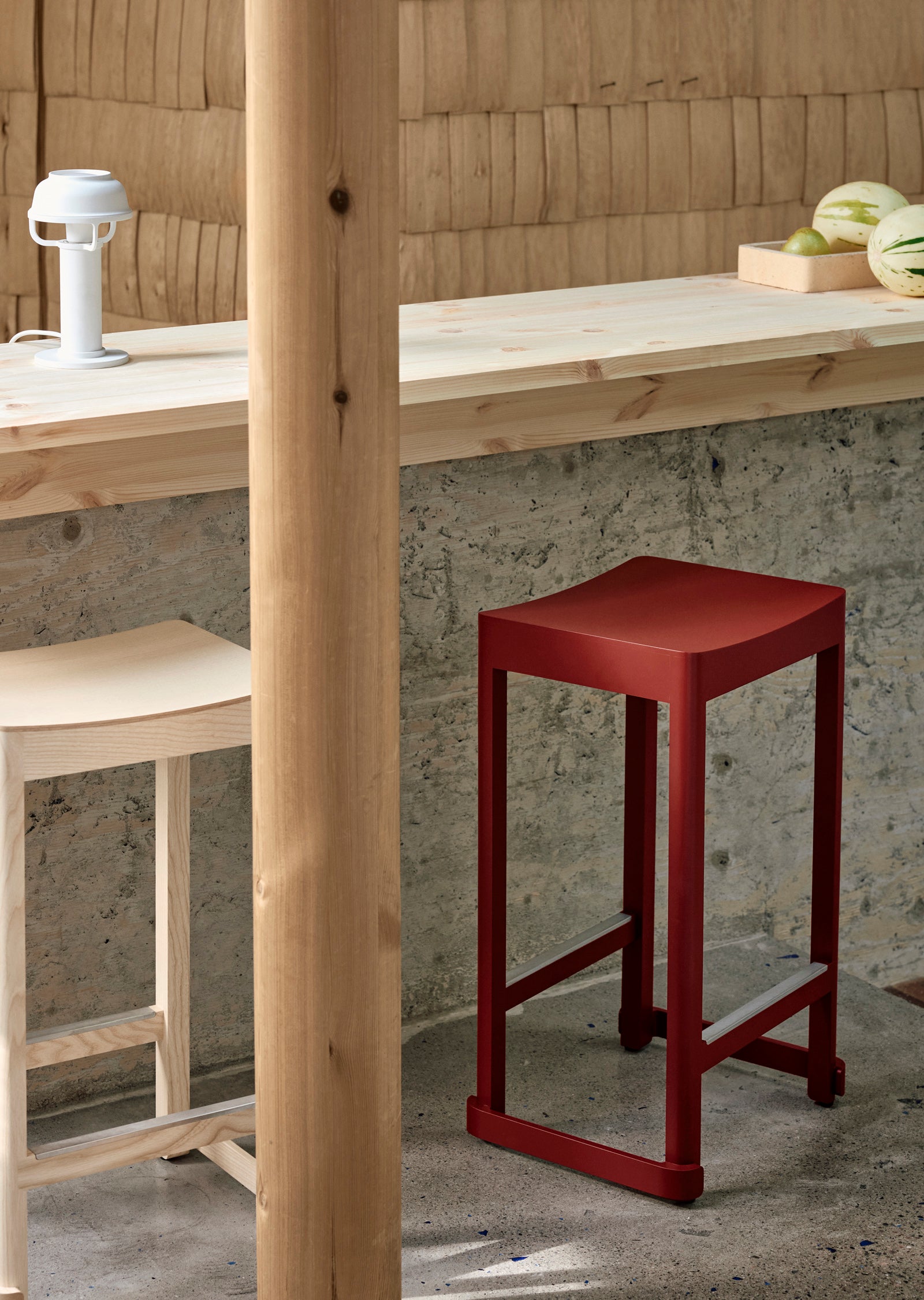 Atelier Counter and Bar Stool