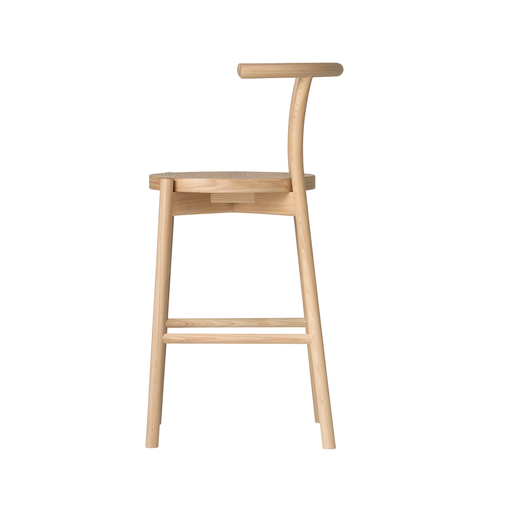 Kotan Bar Chair — Wood Seat