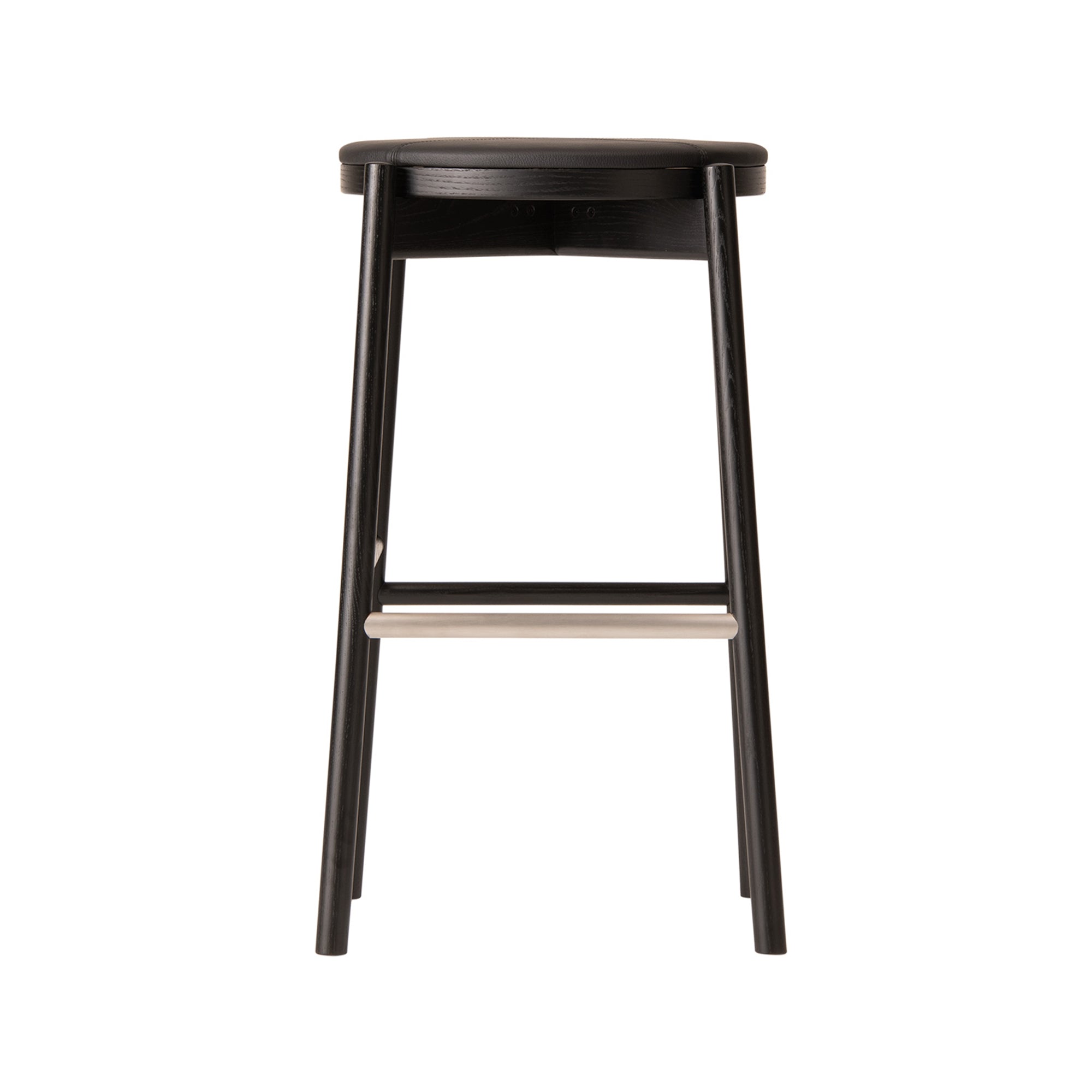 Kotan Bar Stool — Leather Upholstered Seat