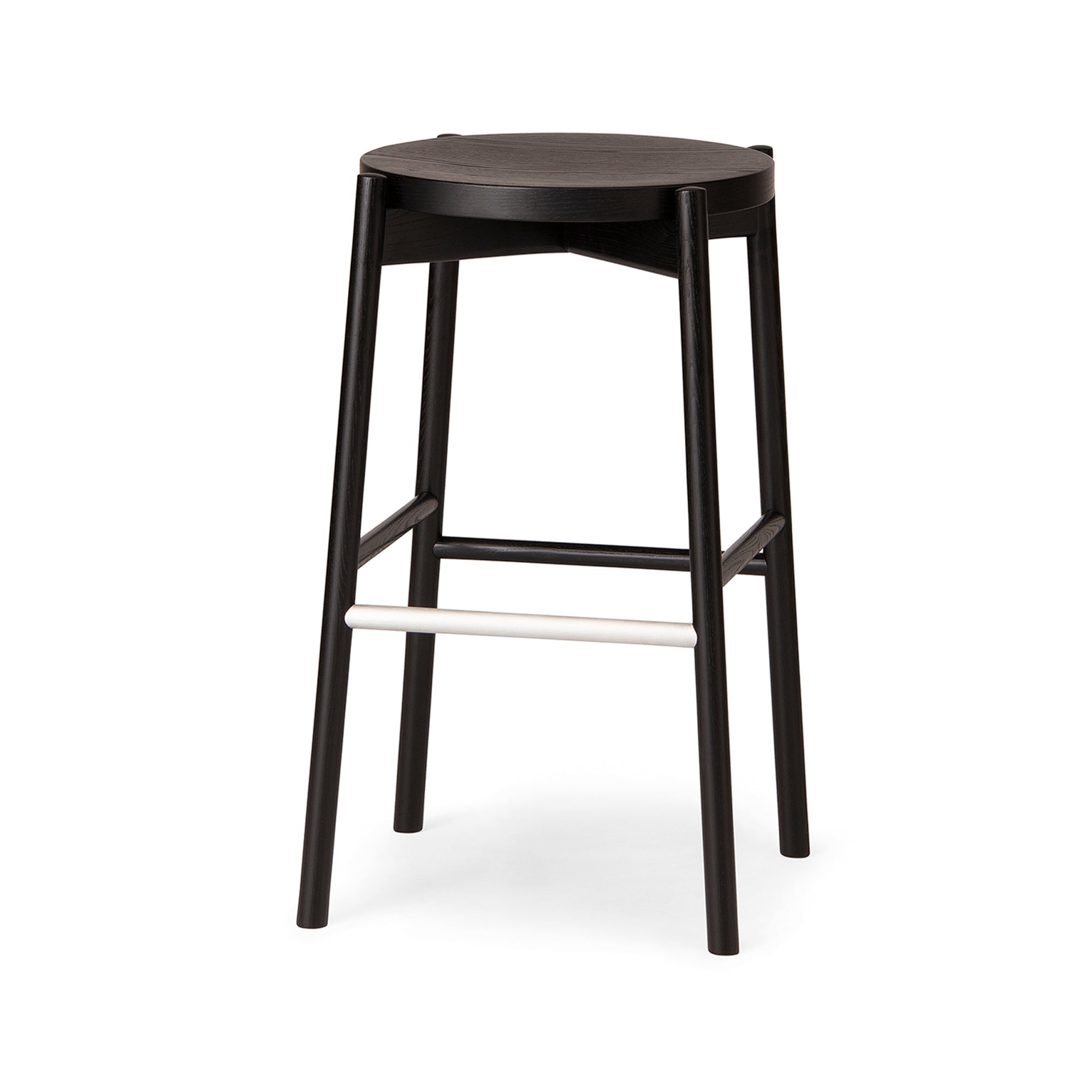 Kotan Bar Stool — Wood Seat