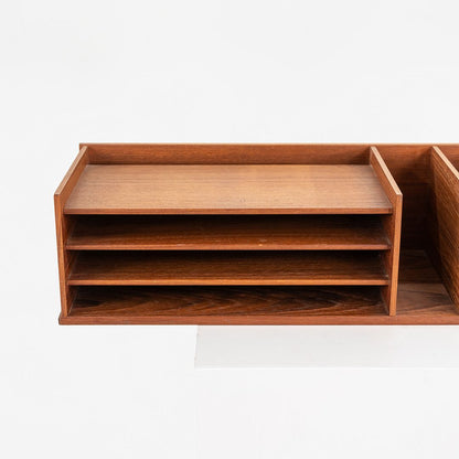 Selectform Teak Desk Organizer