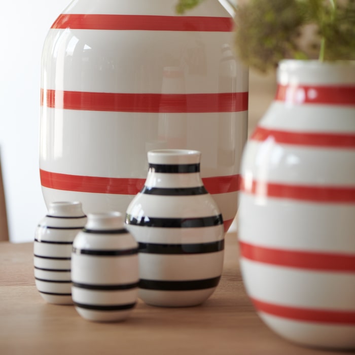 Kähler Omaggio Vase — Black