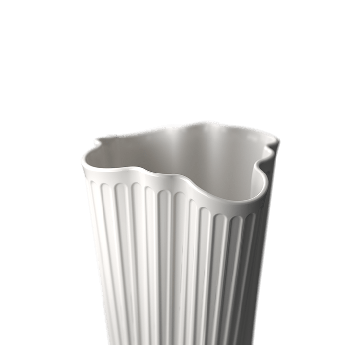 Hammershøi Unfold Vase — White