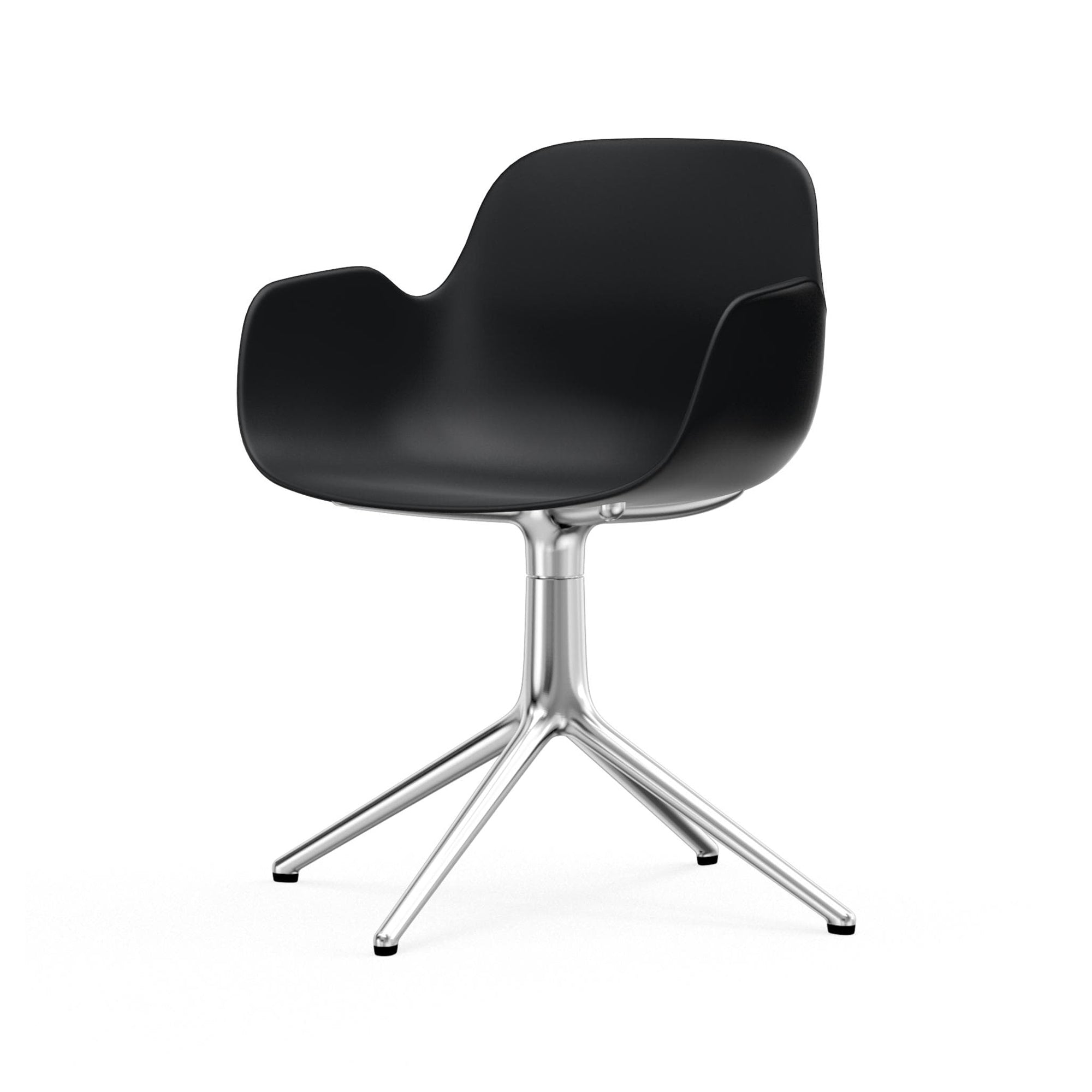 Form Swivel Armchair — 4 Legs